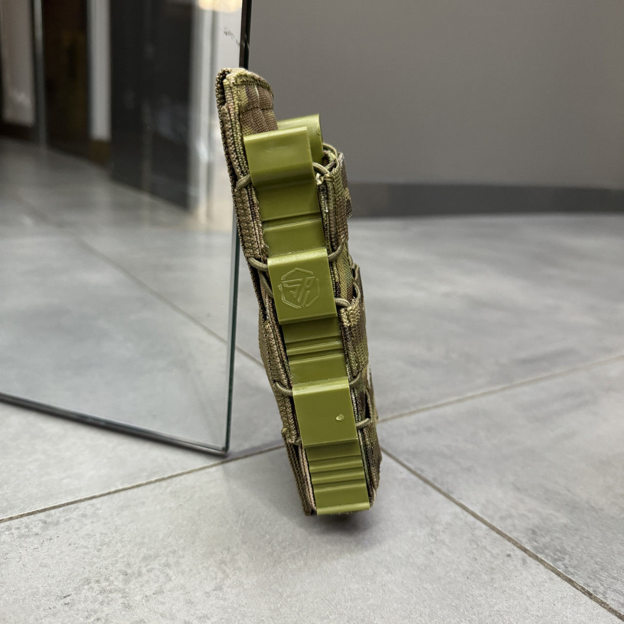 Подсумок под магазин АК/М16 каркасный открытого типа с Молли, Мультикам, WINTAC, Cordura, подсумок под рожок фото 3