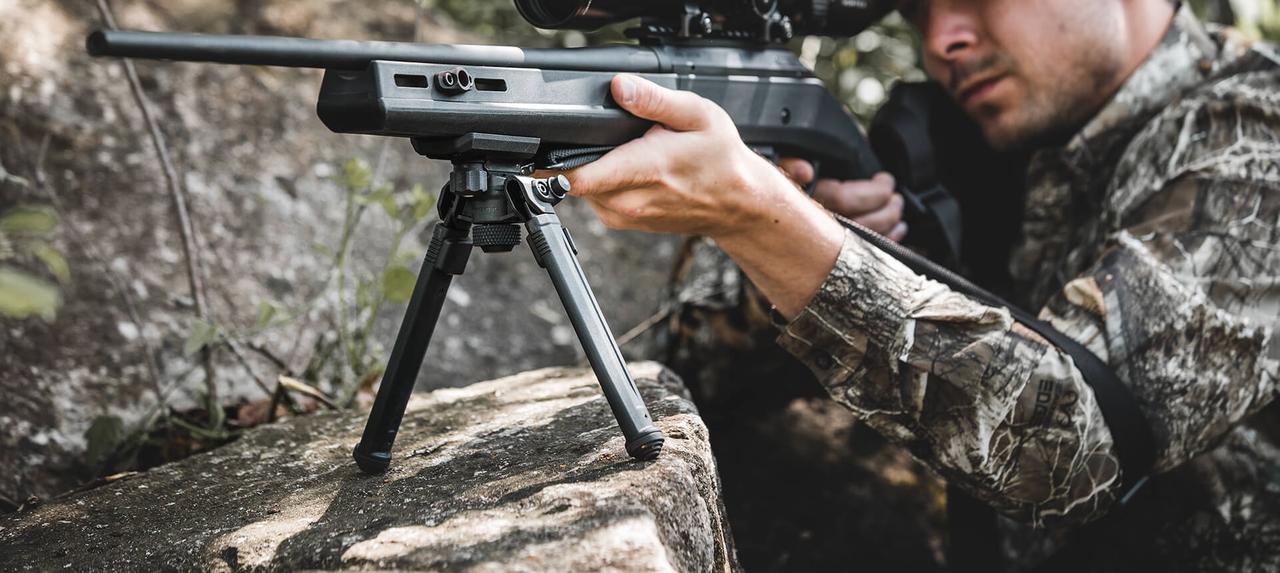 Сошки Magpul Bipod Sling Stud QD, цвет Черный, база крепления на антабку, MAG1075-BLK фото 9