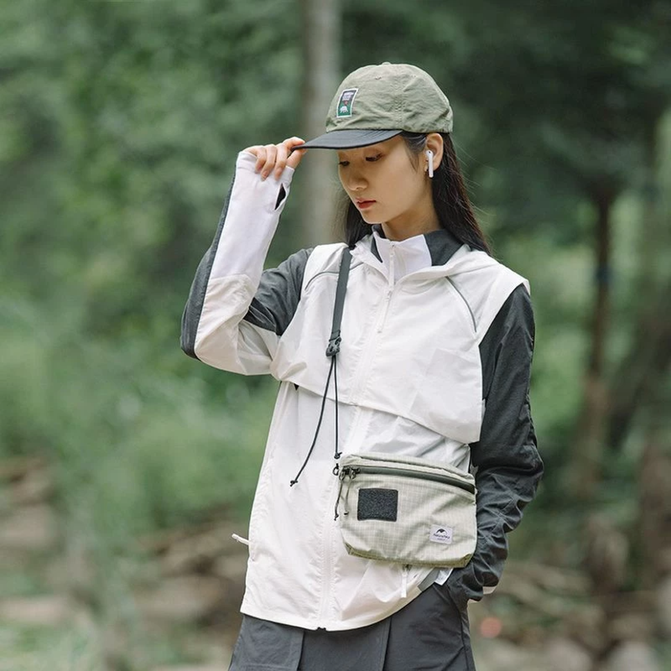 Сумка мала Naturehike NH20BB204, 3л, графіт в клітинку фото 3