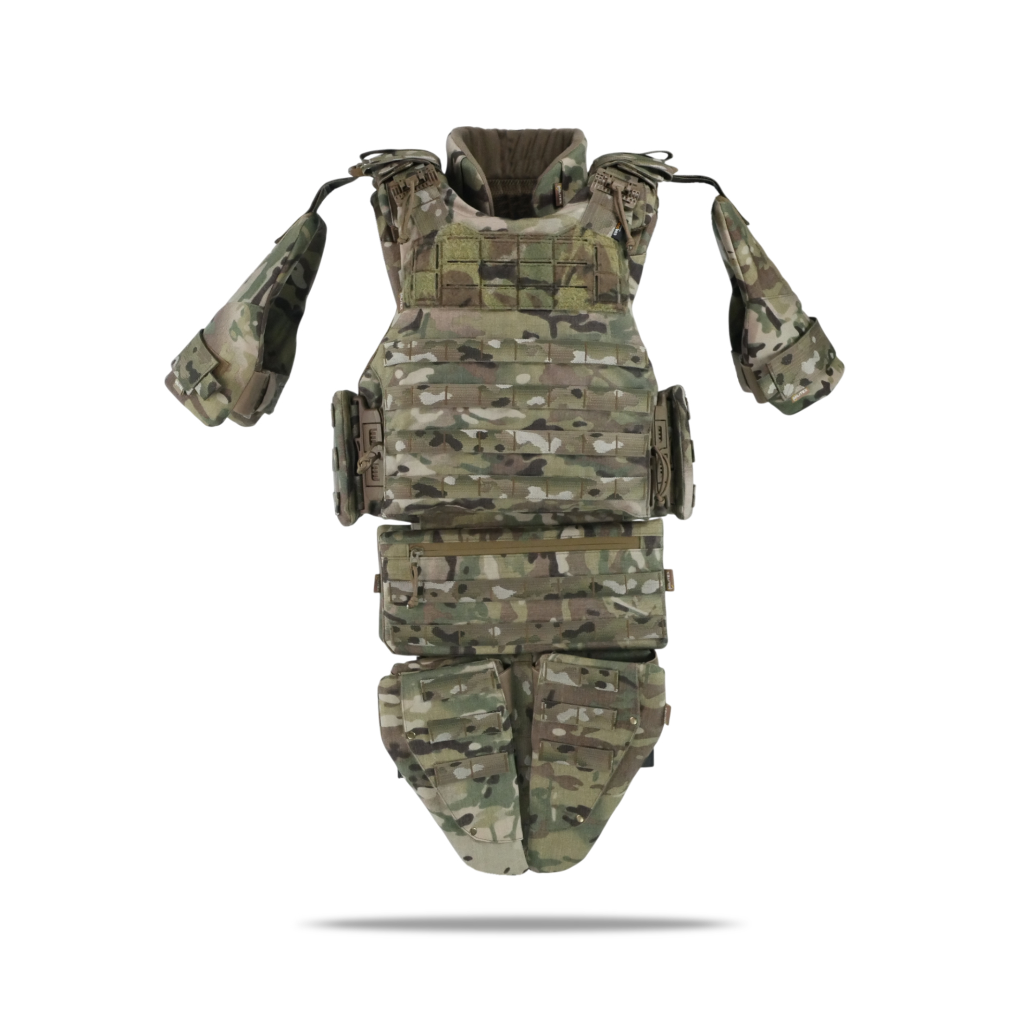 Бронежилет Militex Modular X-1 з балістичним пакетом (1 клас) | Multicam | Cordura USA | Розмір XL