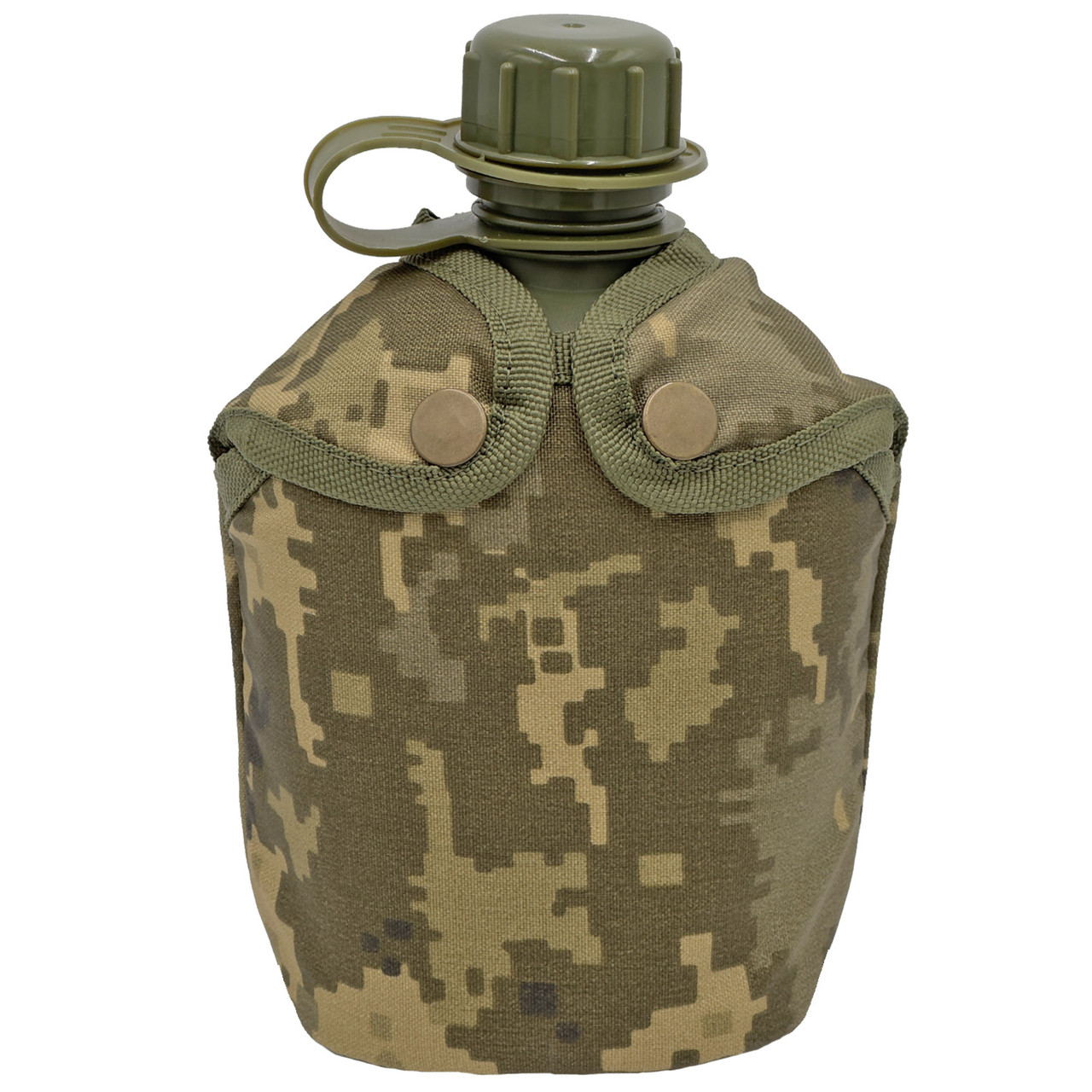 Фляга армейская 1л в чехле Molle Пиксель IRR Cordura 500 D MELGO