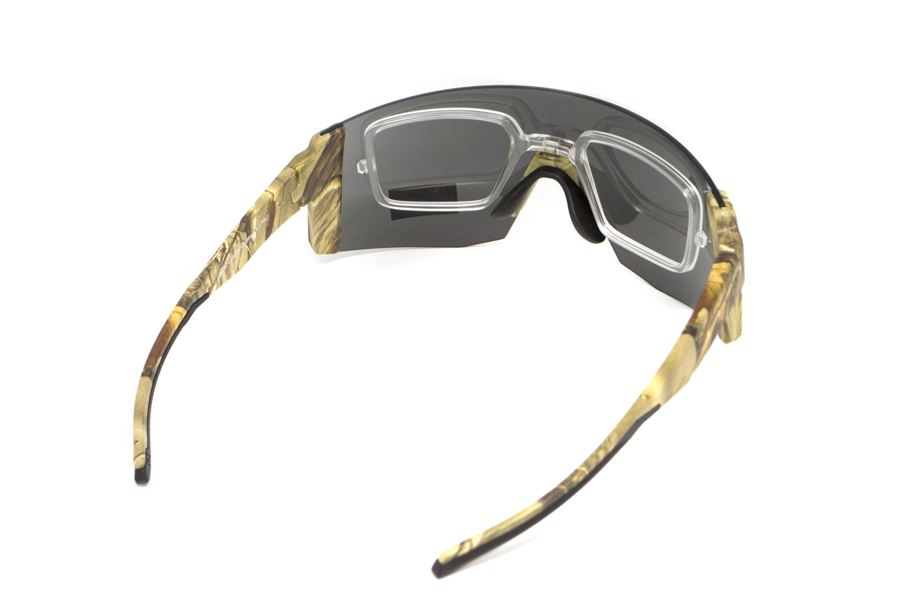 Очки защитные Global Vision Astro+RX Camo (gray), серые в камуфлированной оправе с диоптрической вставкой в комплекте фото 2