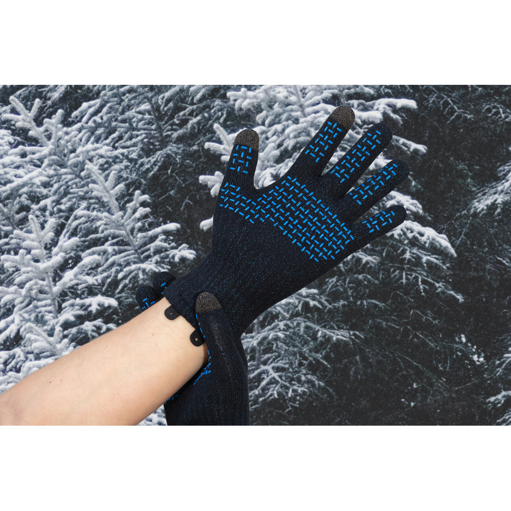 Рукавички водонепроникні Dexshell ThermFit 3.0 Gloves, темно-блакитні, розмір L фото 2