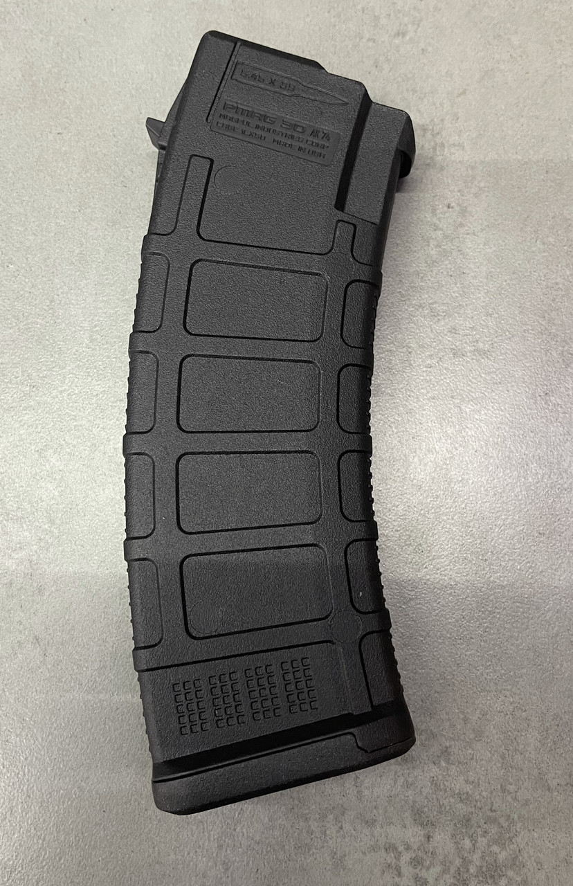 Магазин для АК-47, АКМ, АКС, Сайга на 30 патронов Magpul Черный PMAG 30 АК/АКМ MOE 5.45x39 (MAG673) фото 2