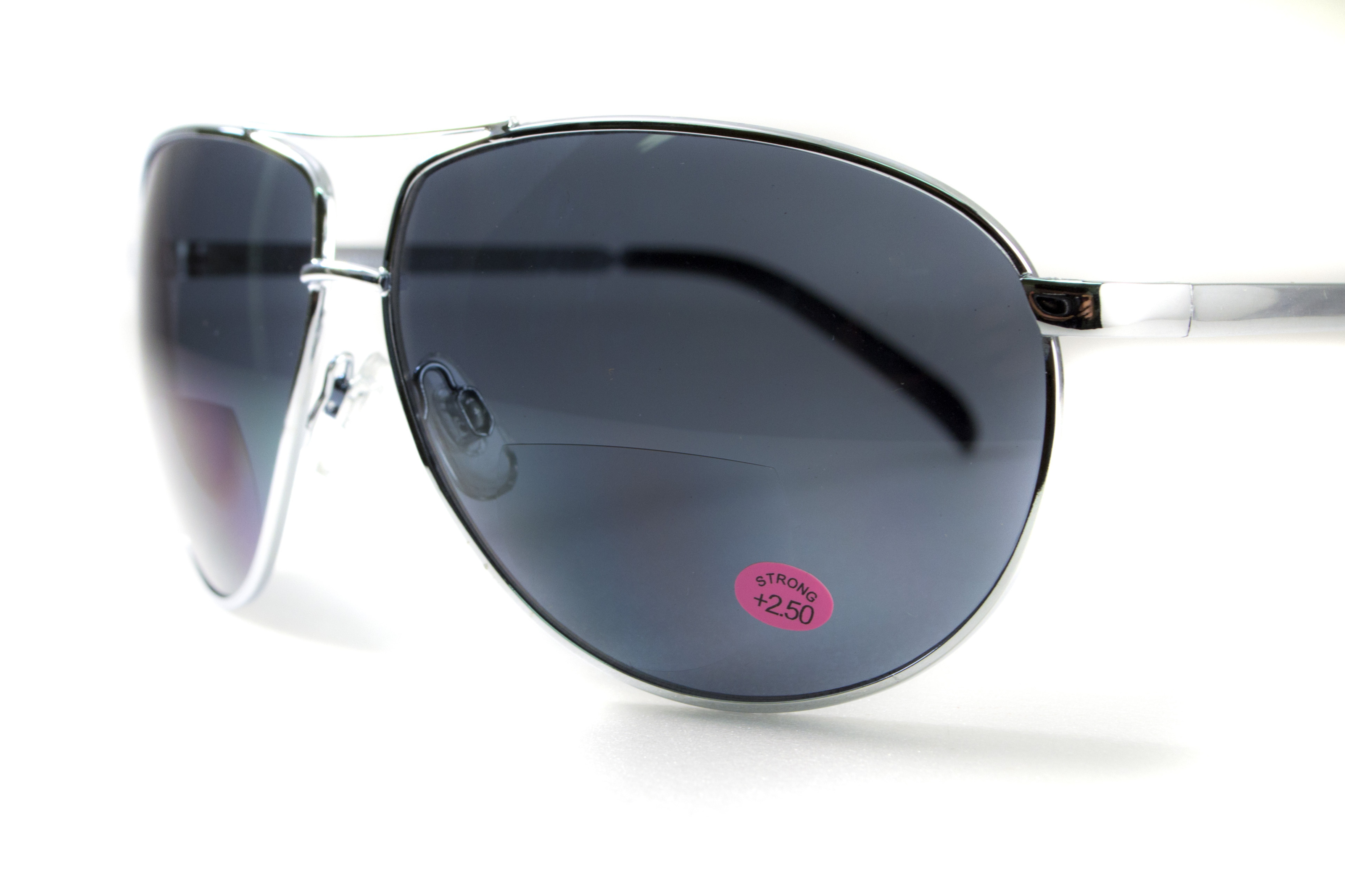 Біфокальні захисні окуляри Global Vision Aviator Bifocal (+2.0) (gray) сірі фото 5