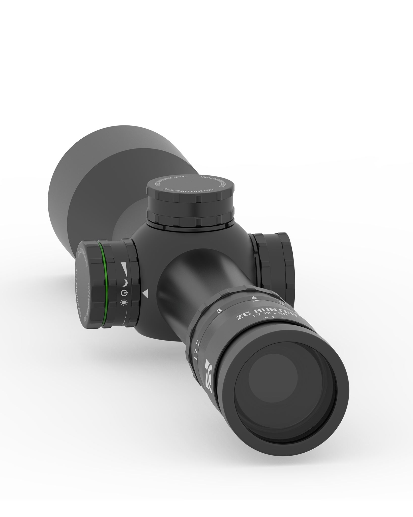 Приціл оптичний ZC Hunter 1.7-12x50 (36 мм) MHR SFP illum. Ballostikturm