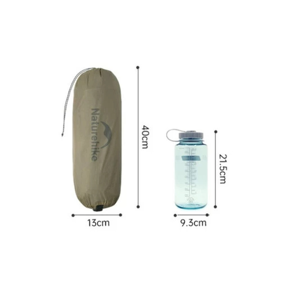 Намет надлегкий двомісний  з футпринтом Naturehike Cloud Up Pro CNK2350WS020,  20D, світлий сірий фото 2