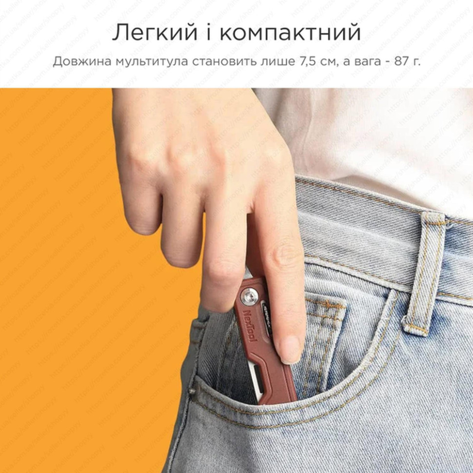 Мультитул NexTool Multi Functional Knife, зеленый фото 3