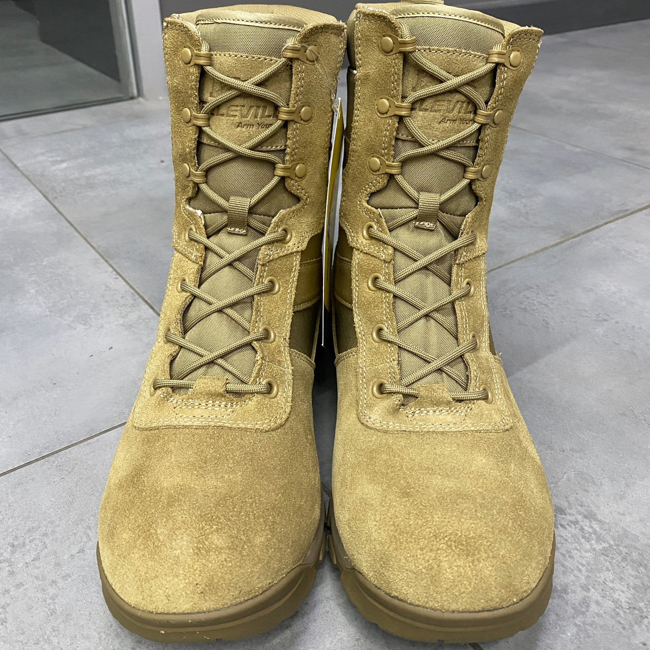 Берцы Belleville Spear Point Lightweight Hot Weather, размер 11.5/44.5, цвет Койот, весна-лето, стандарт армии США фото 6