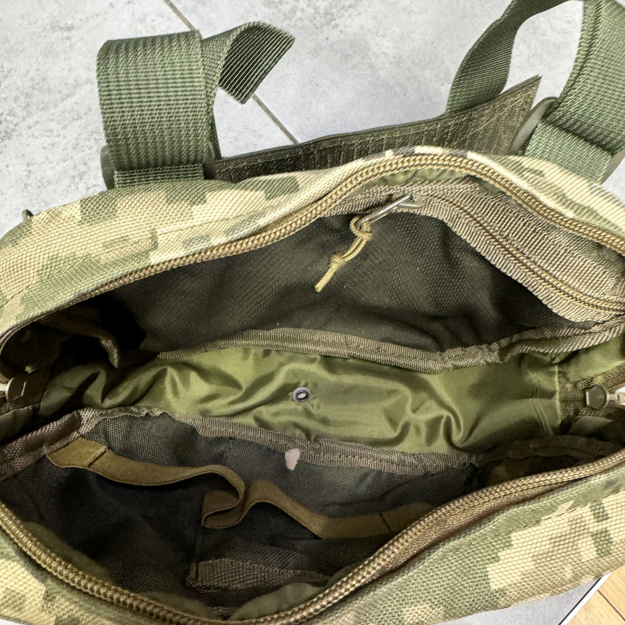 Сумка напашник для бронежилета на Молли, Пиксель, WINTAC,Cordura, тактический подсумок напашник для плитоноски фото 2