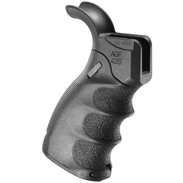 Пістолетна рукоятка FAB Defense AGF-43S-B тактична складна для M4/M16/AR15, чорна