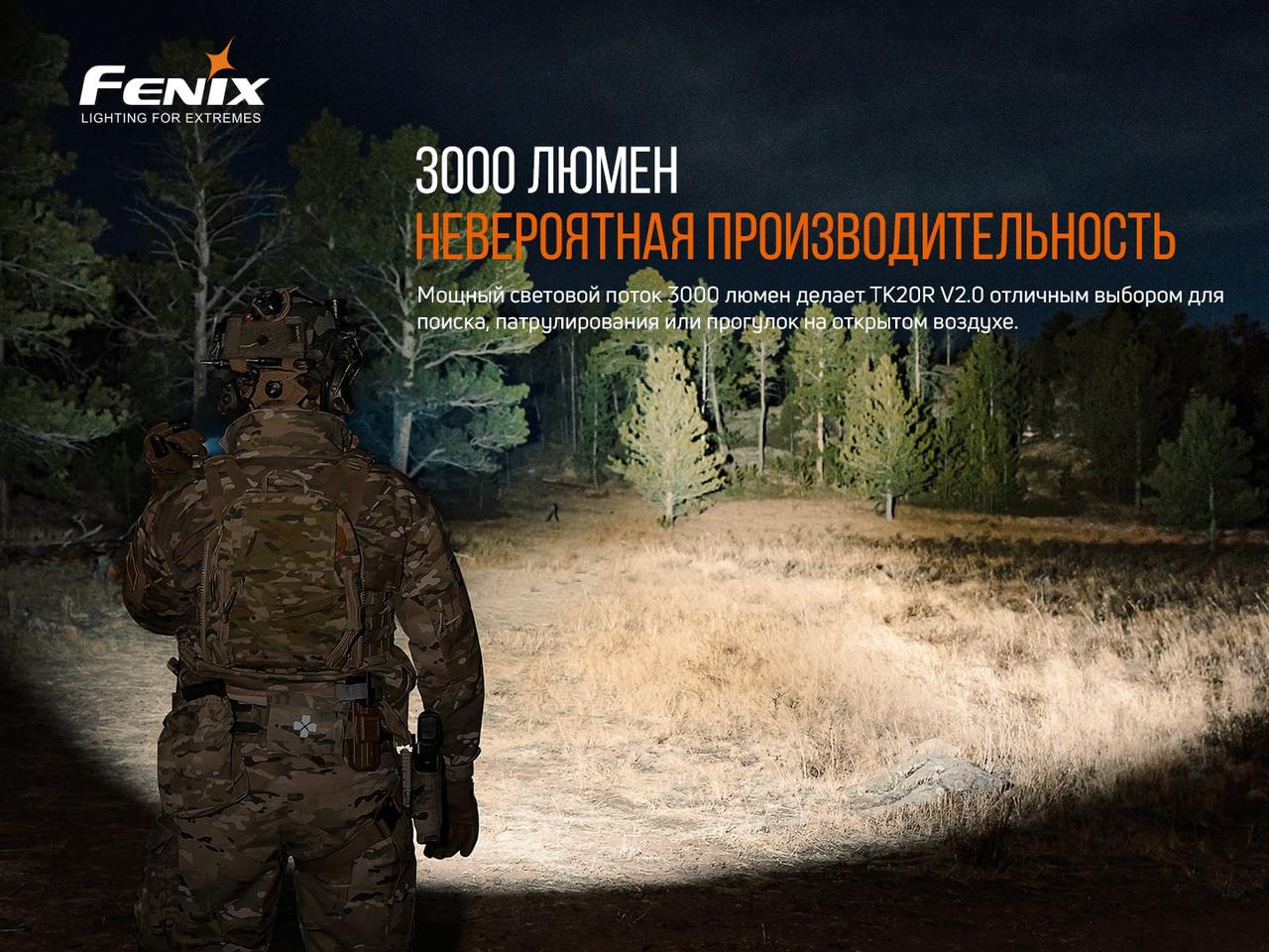 Ліхтар ручний Fenix TK20R V2.0 фото 8