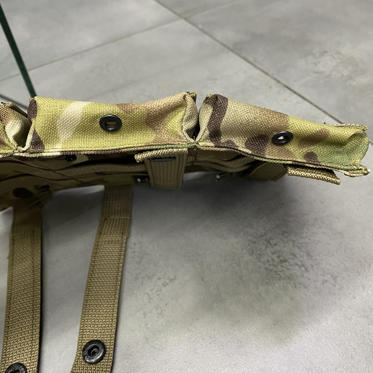 Армейский подсумок на 3 магазина, WINTAC, сумка на 3 магазина для АК, Мультикам, Cordura 1000D фото 4