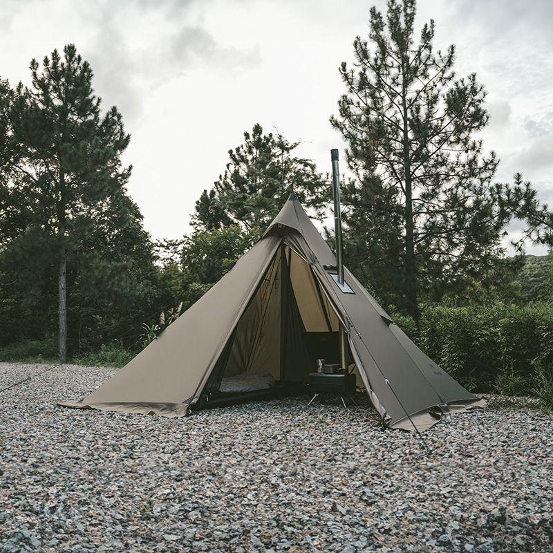 Намет із гострою верхівкою Naturehike CNK2300ZP025, коричневий фото 4