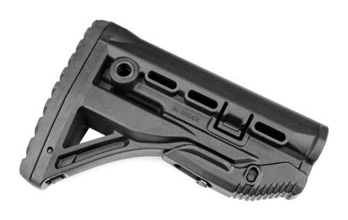 Приклад FAB Defense GL-SHOCK з амортизатором (полімер) чорний фото 4