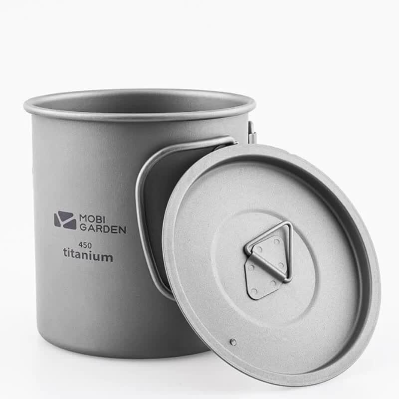 Кружка титанова з кришкою Mobi Garden 300мл NX20666038 titanium фото 2