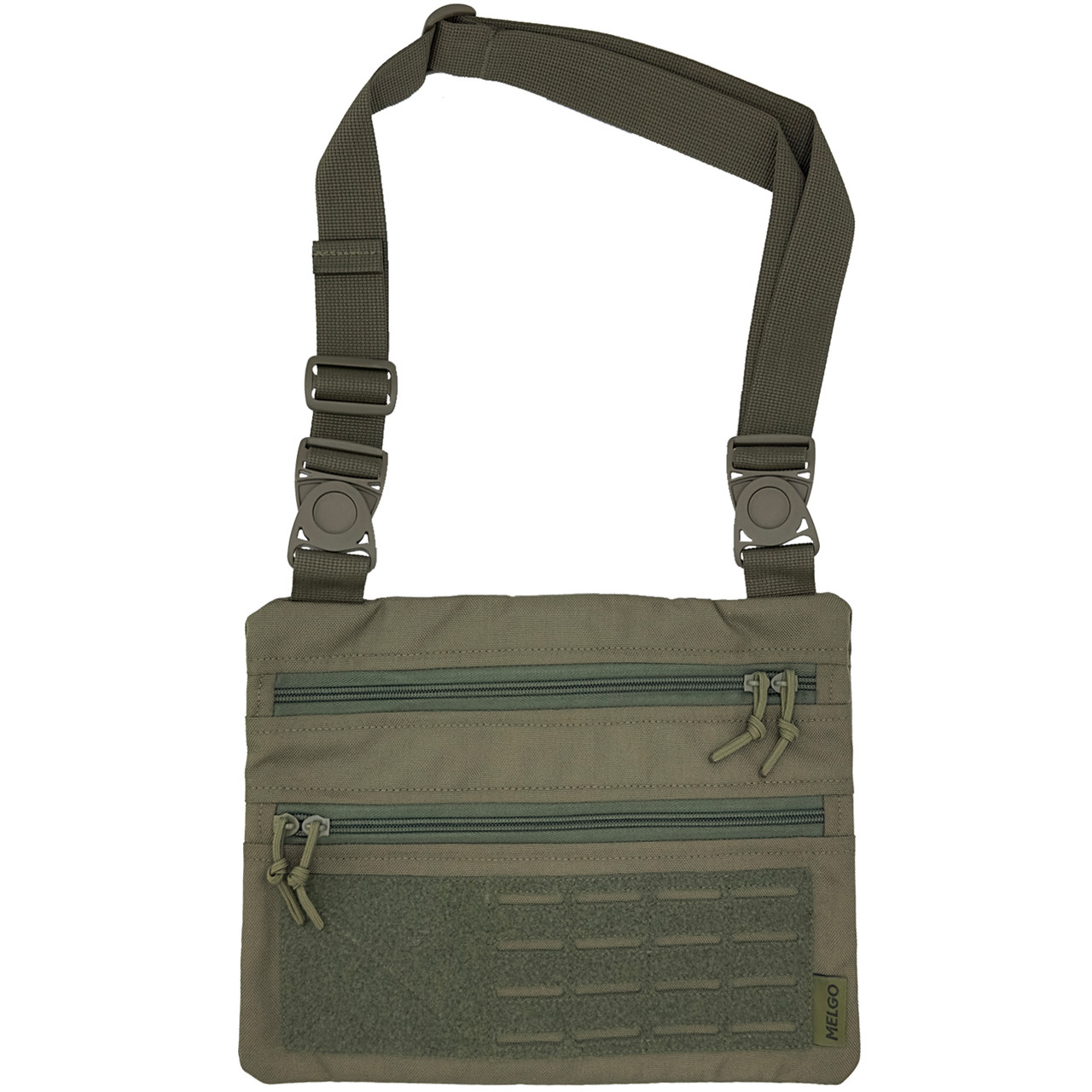 Тактическая однолямочная сумка на плечо MELGO, Олива Poly-Cordura 900 D