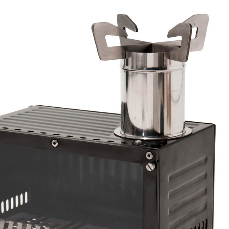 Піч дров'яна Mobi Garden Multifunctional stove NX22688001 black фото 3