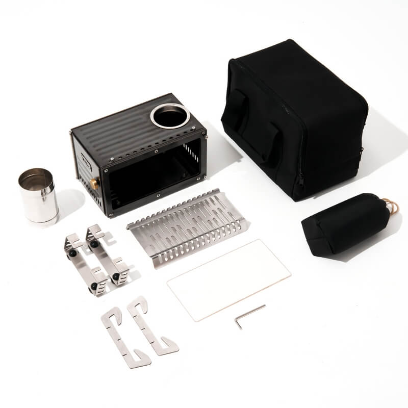 Піч дров'яна Mobi Garden Multifunctional stove NX22688001 black фото 2