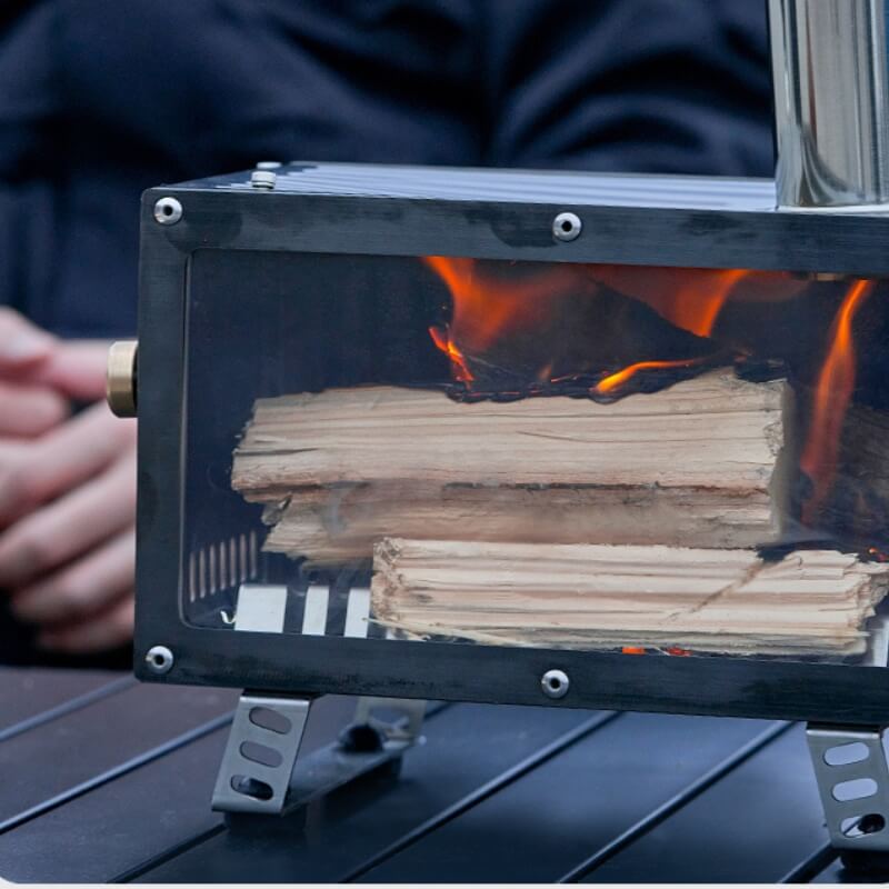 Піч дров'яна Mobi Garden Multifunctional stove NX22688001 black фото 6
