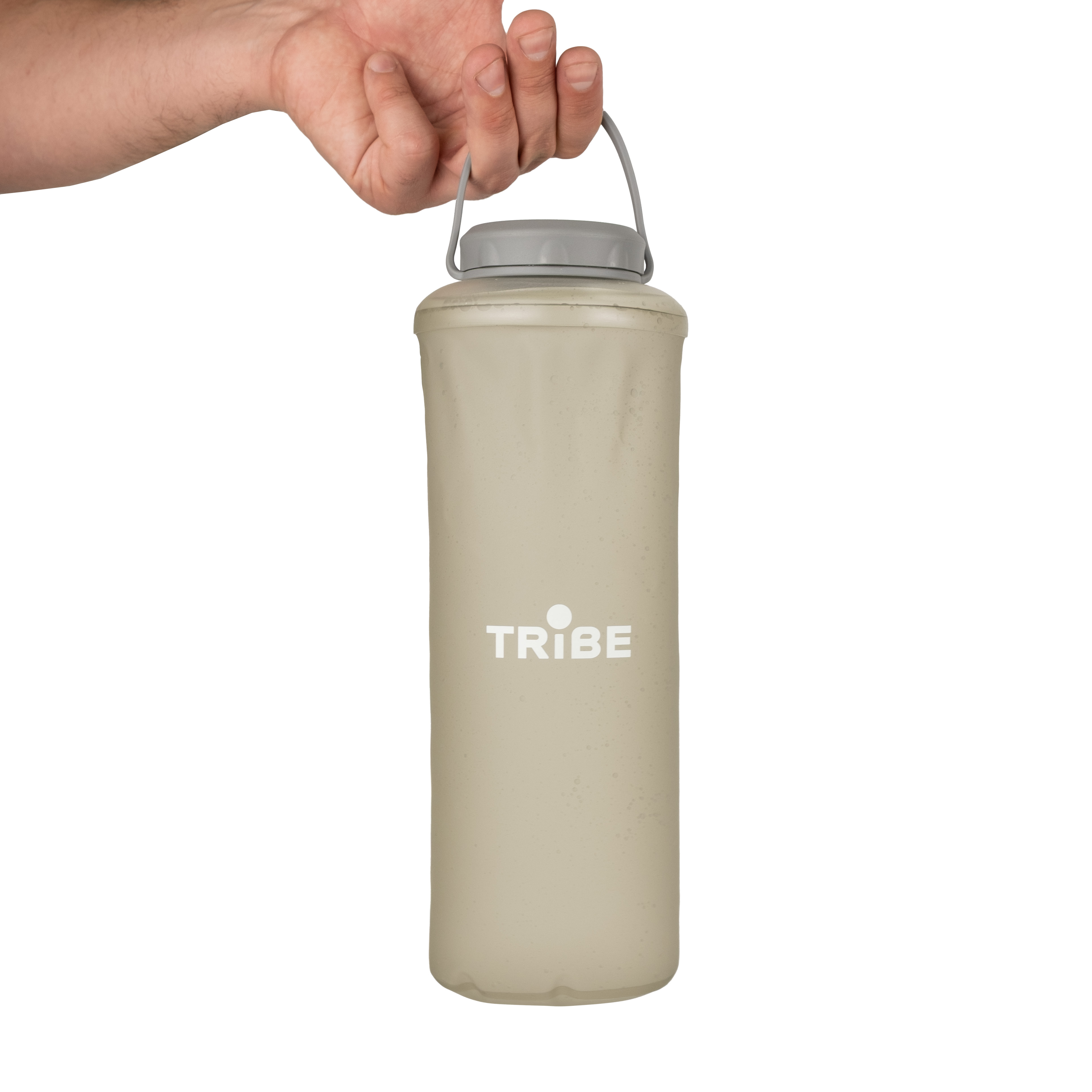 Пляшка Tribe Soft Bottle 1,5 л TPU м'яка  T-FE-0024-grey