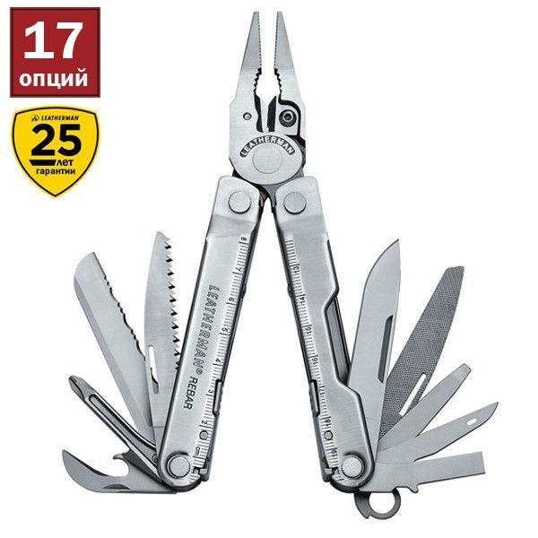 Мультитул LEATHERMAN Rebar Standard, картонная коробка