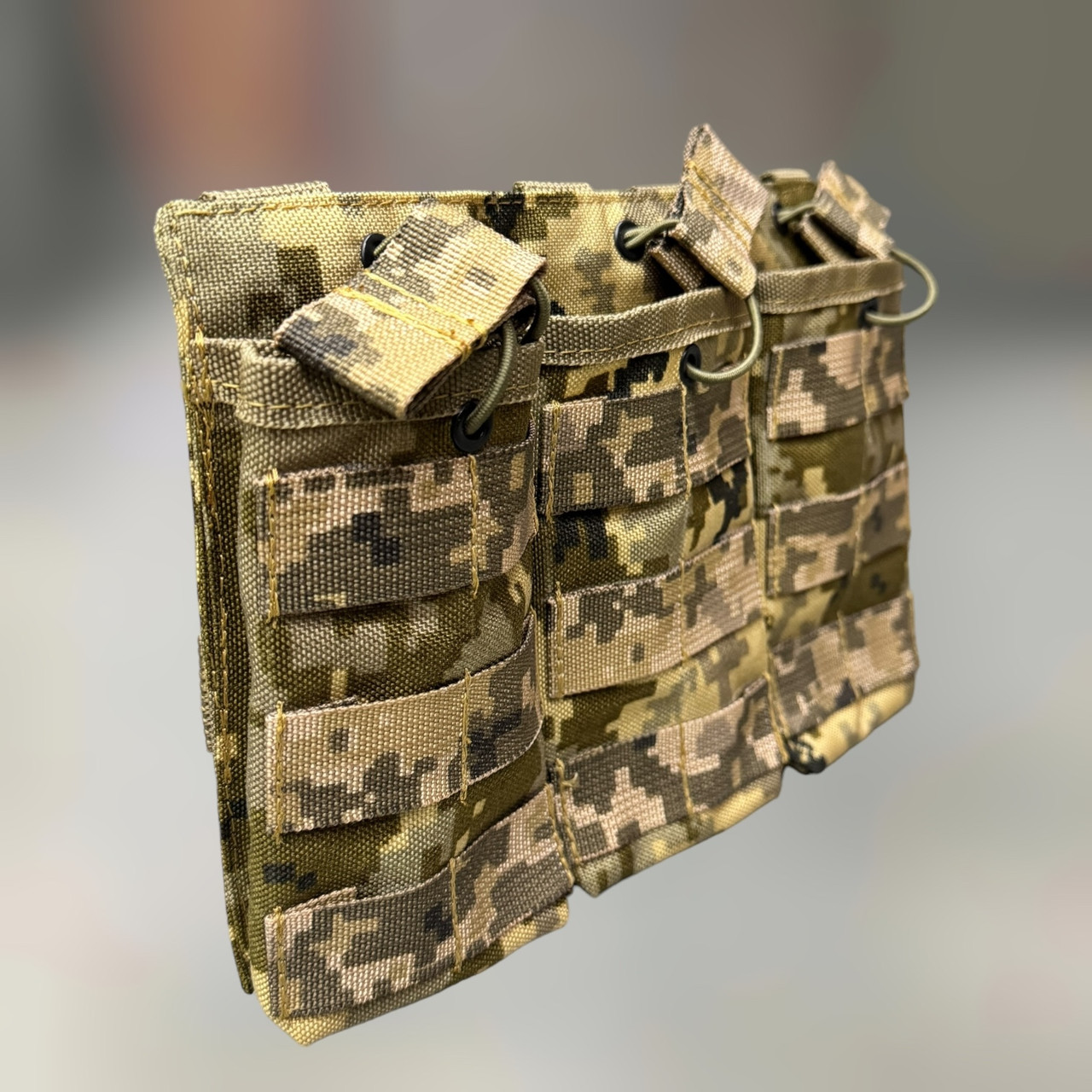 Армейский подсумок на 3 магазина, WINTAC, сумка на 3 магазина для АК, Пиксель, Cordura 1000D