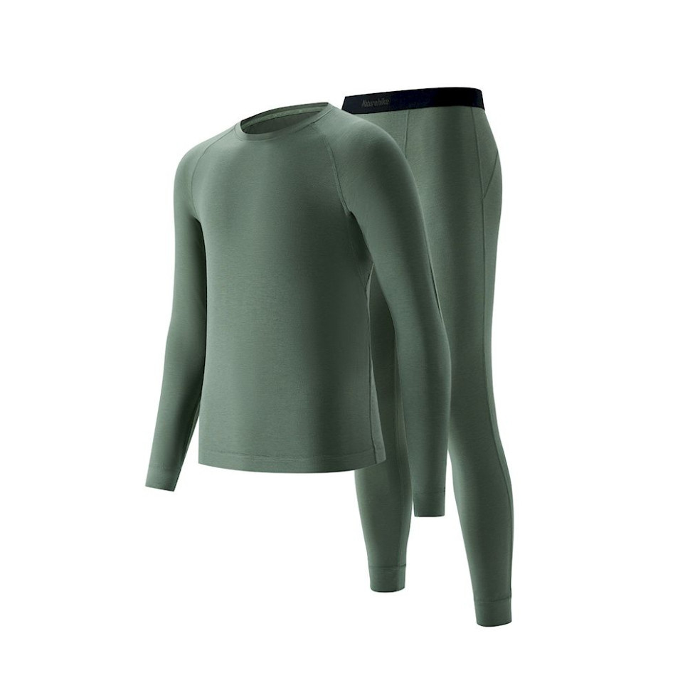 Комплект термобелья мужской Naturehike NH22NY001, демисезон, размер XL, зеленый