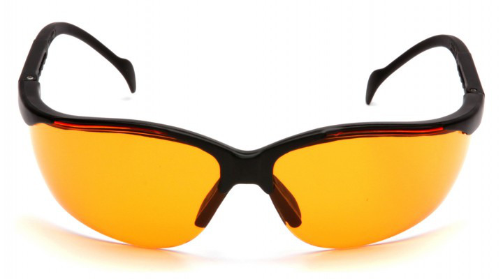 Очки защитные открытые Pyramex Venture-2 (orange) оранжевые фото 2