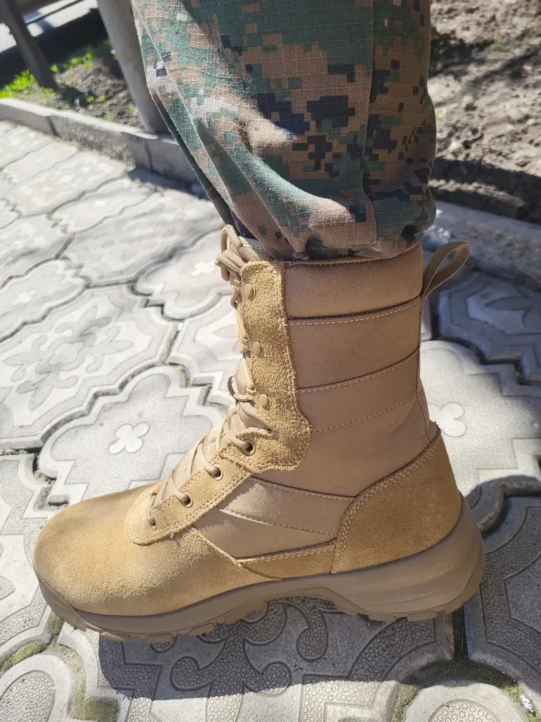 Берцы Belleville Spear Point Lightweight Hot Weather, размер 11.5/44.5, цвет Койот, весна-лето, стандарт армии США фото 10