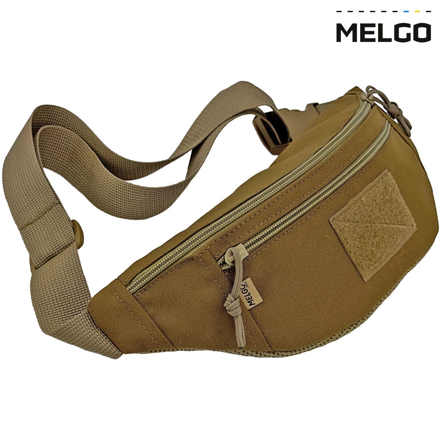 Тактична поясна Сумка-Бананка Cordura 1000 D Койот MELGO