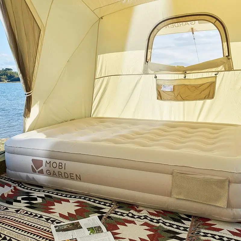 Матрац надувний одномісний Mobi Garden Air single bed 36 см NX22663010 sand фото 4