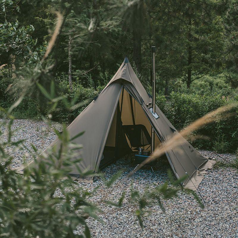 Намет із гострою верхівкою Naturehike CNK2300ZP025, коричневий фото 3