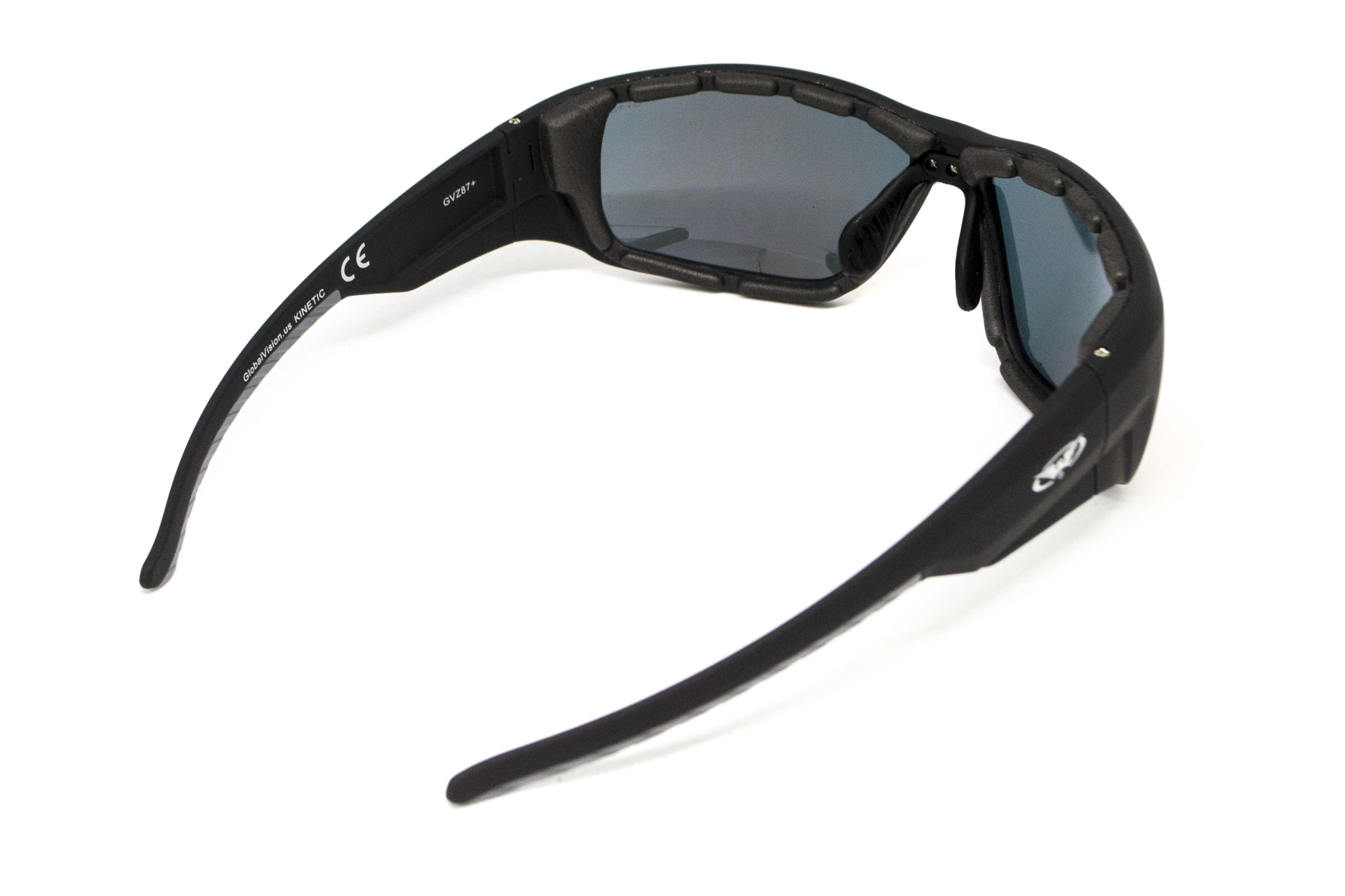 Очки защитные с уплотнителем Global Vision Kinetic (G-Tech™ red), зеркальные красные фото 5