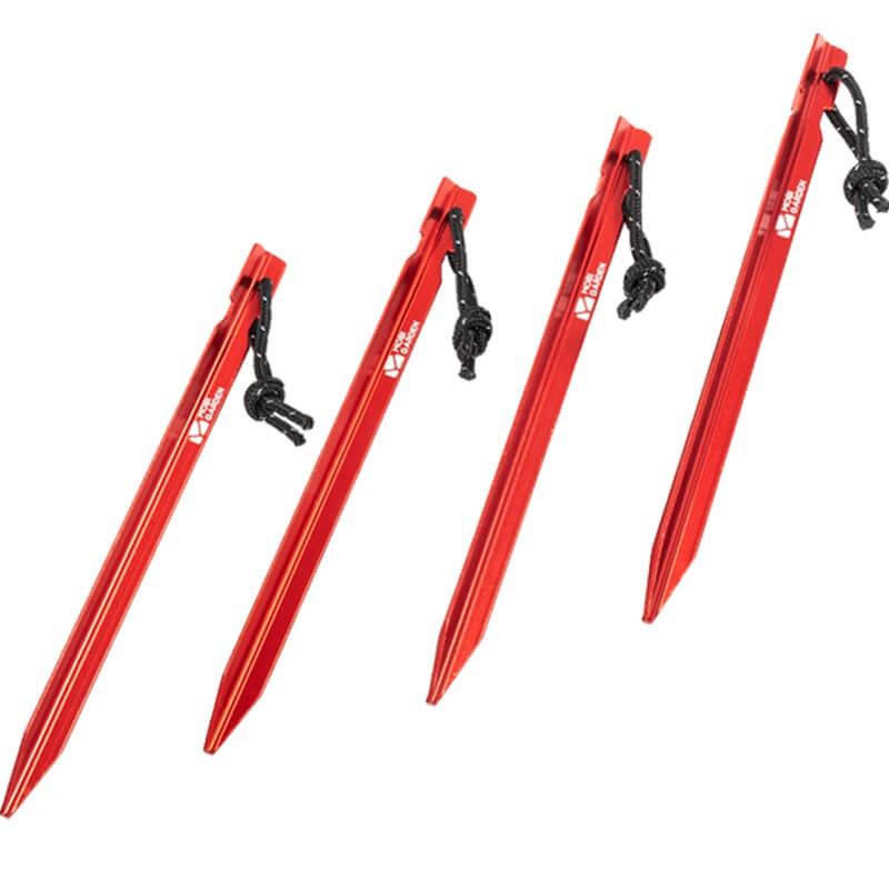 Колочки Mobi Garden Trigone 18 см (4шт) NXF1228006 red