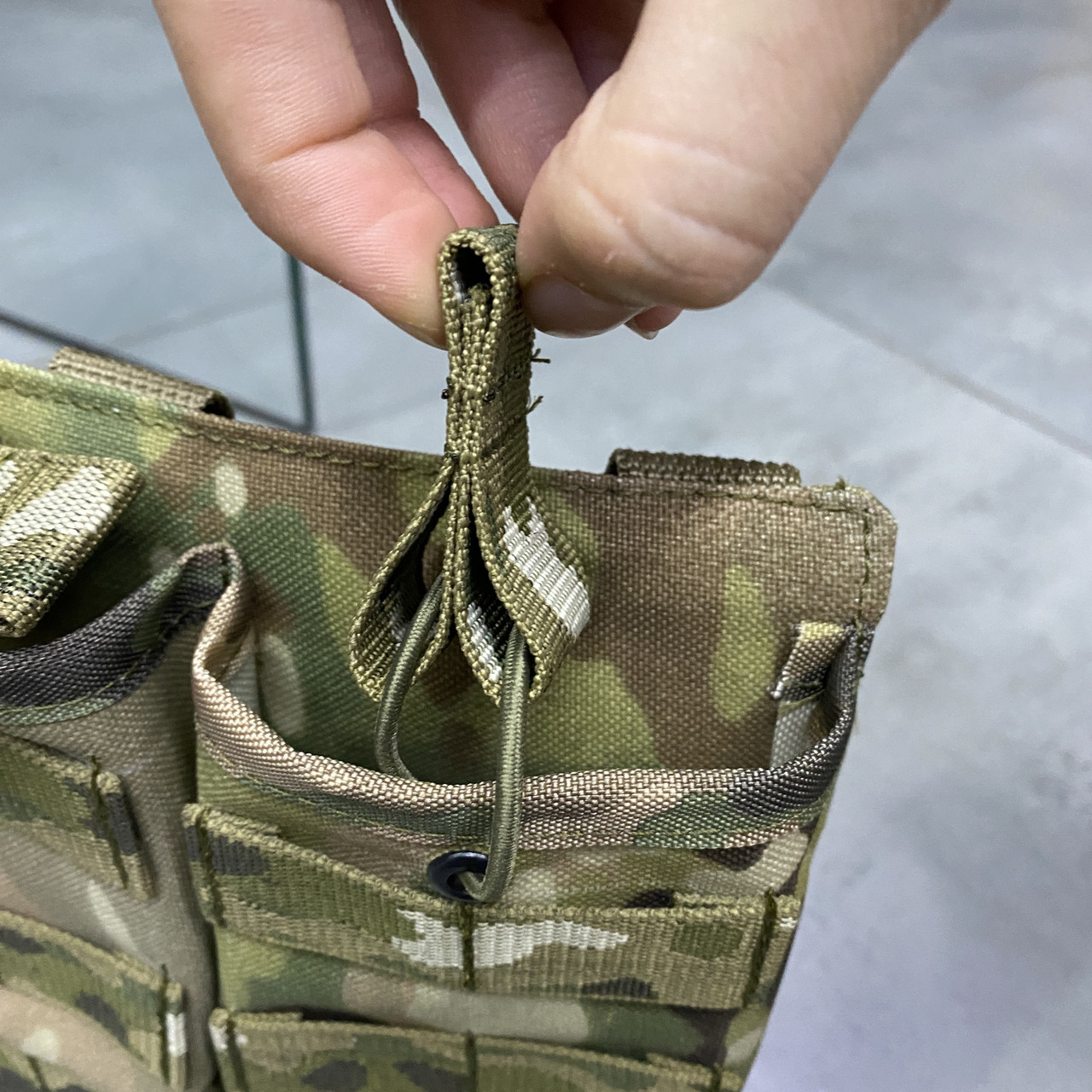 Армейский подсумок на 3 магазина, WINTAC, сумка на 3 магазина для АК, Мультикам, Cordura 1000D фото 3