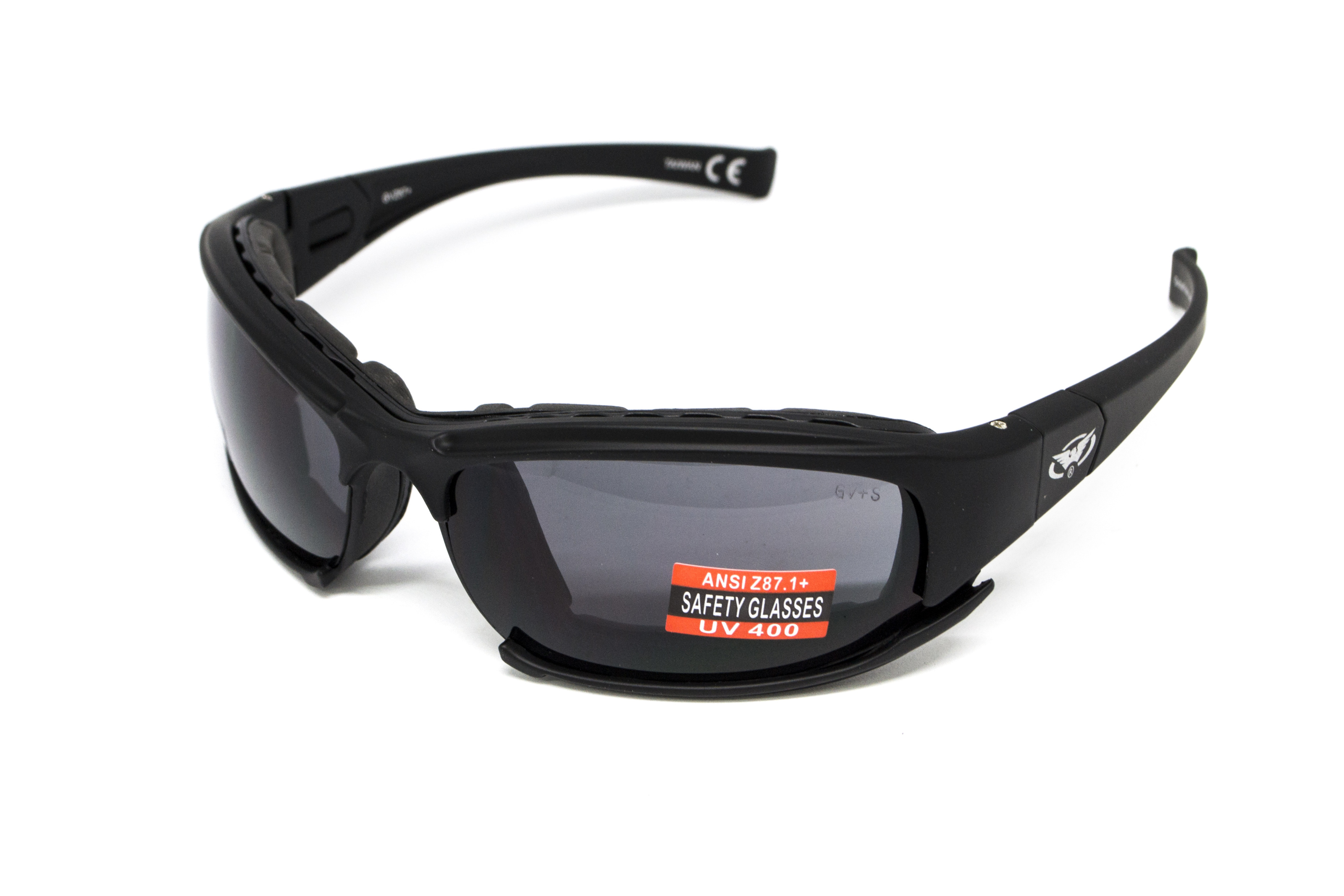 Очки защитные с уплотнителем Global Vision Assault (gray) Anti-Fog, серые фото 3