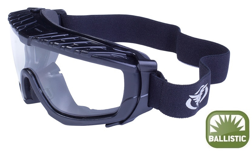 Очки защитные с уплотнителем Global VisionBallistech-1+RX (clear) Anti-Fog, прозрачные с диоптрической вставкой фото 2