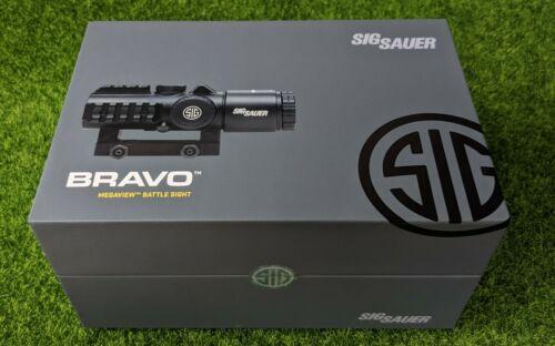 Приціл оптичний Sig Sauer BRAVO3 BATTLE SIGHT 3x24 HORSESHOE DOT ILLUM RETICLE (призматичний) фото 5