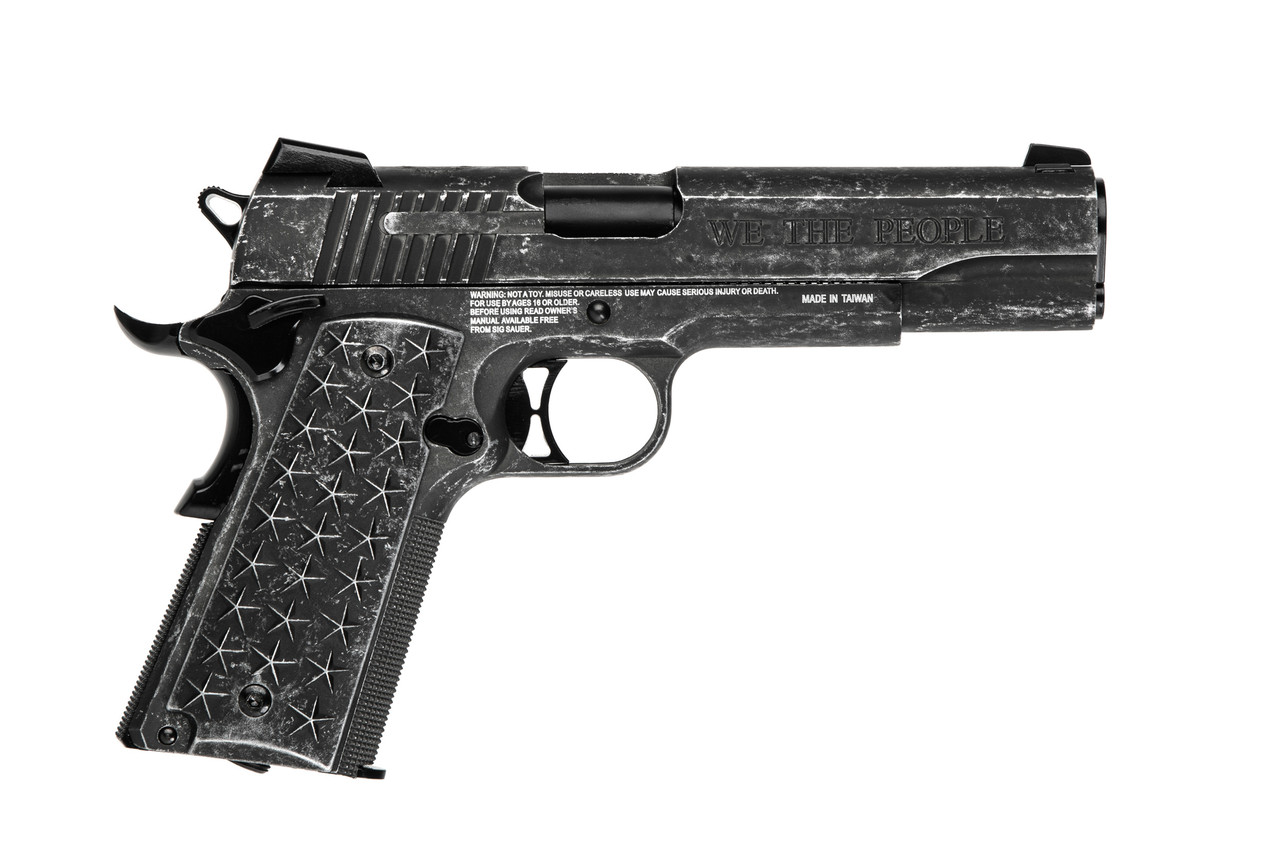 Пістолет Sig Sauer 1911 Blowback "We The People"  кал.4,5 мм  пневматичний фото 4