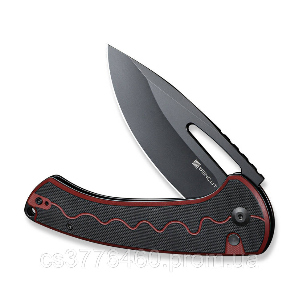 Ніж складаний Sencut Squiggy Burgundy/Black S24082A-3 фото 3