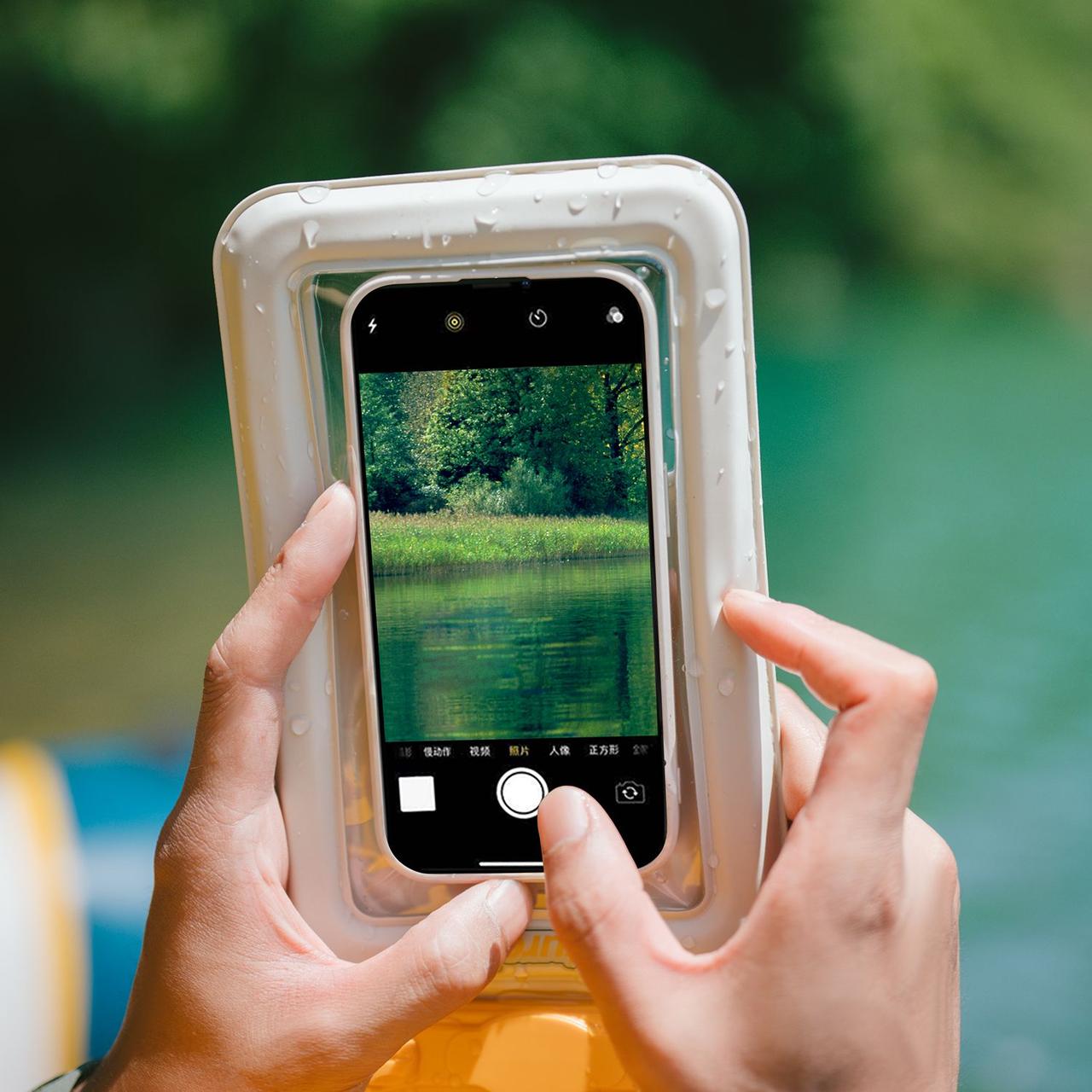 Водонепроникний чохол для телефону Naturehike CNK2300BS015, темно-зелений фото 5
