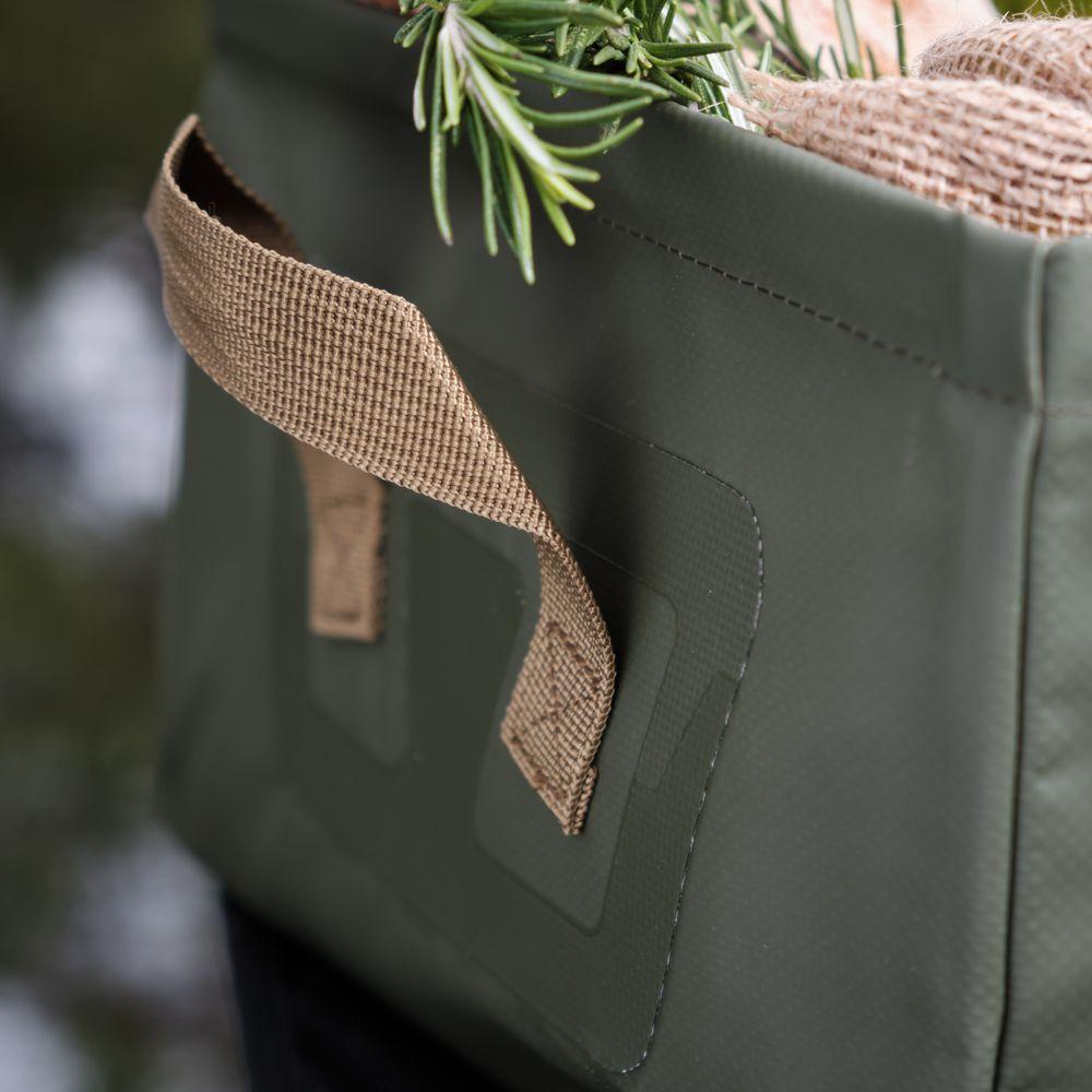 Складаний контейнер для води з ПВХ Naturehike Square bucket 13л army green NH19SJ007 фото 8