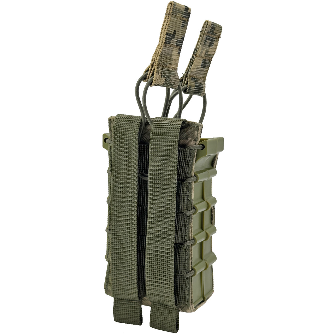 Подсумок для 2-х магазинов жесткий с фиксаторами Cordura 1000 D Пиксель ММ-14 MELGO фото 2
