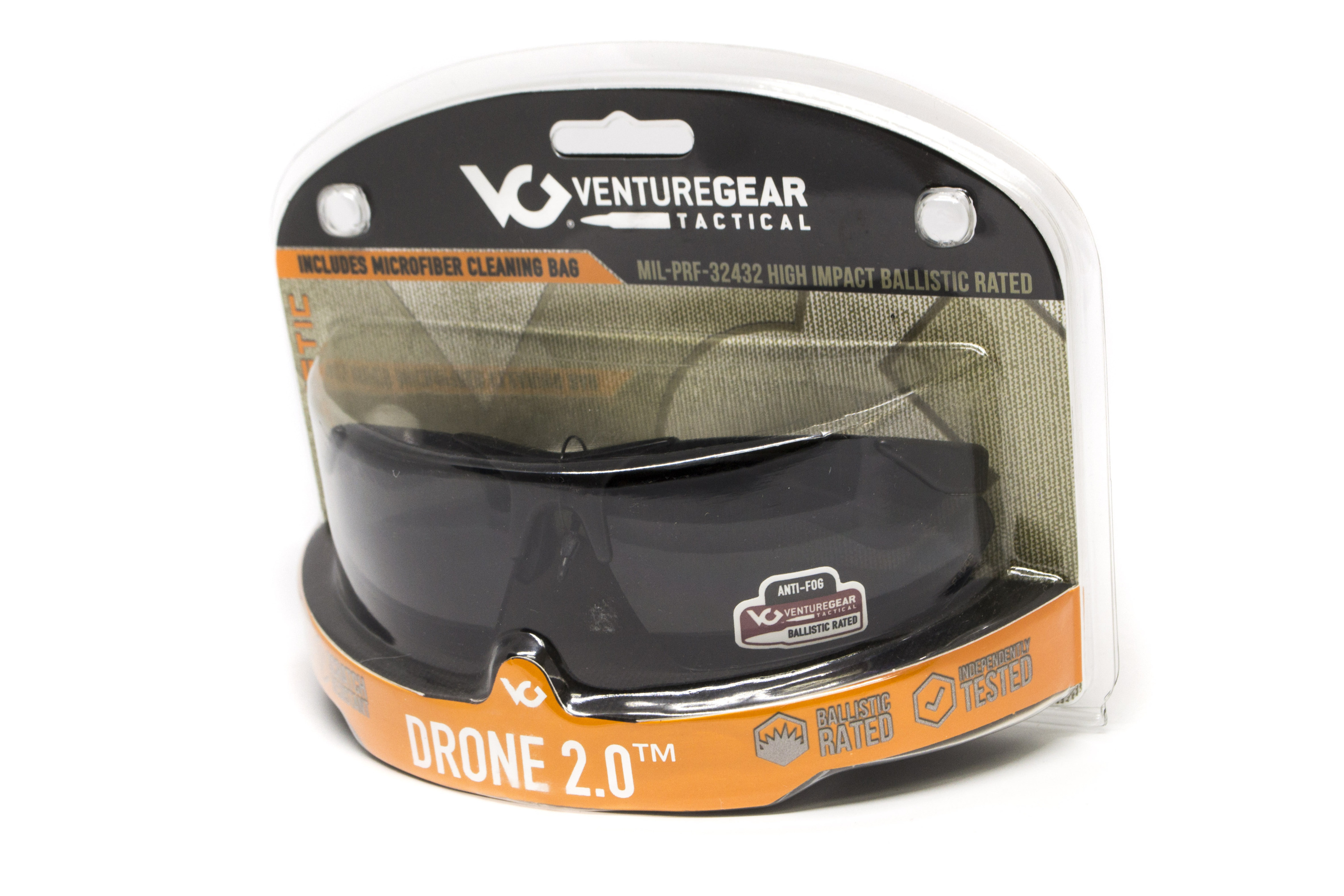 Захисні окуляри Venture Gear Tactical Drone 2.0 Black (gray) фото 5
