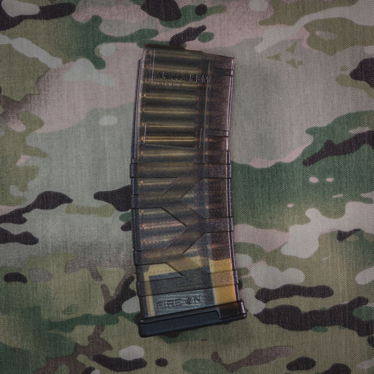 Магазин FIRE ON АR-30 5,56*45 NATO/.223 Rem полупрозрачный фото 2