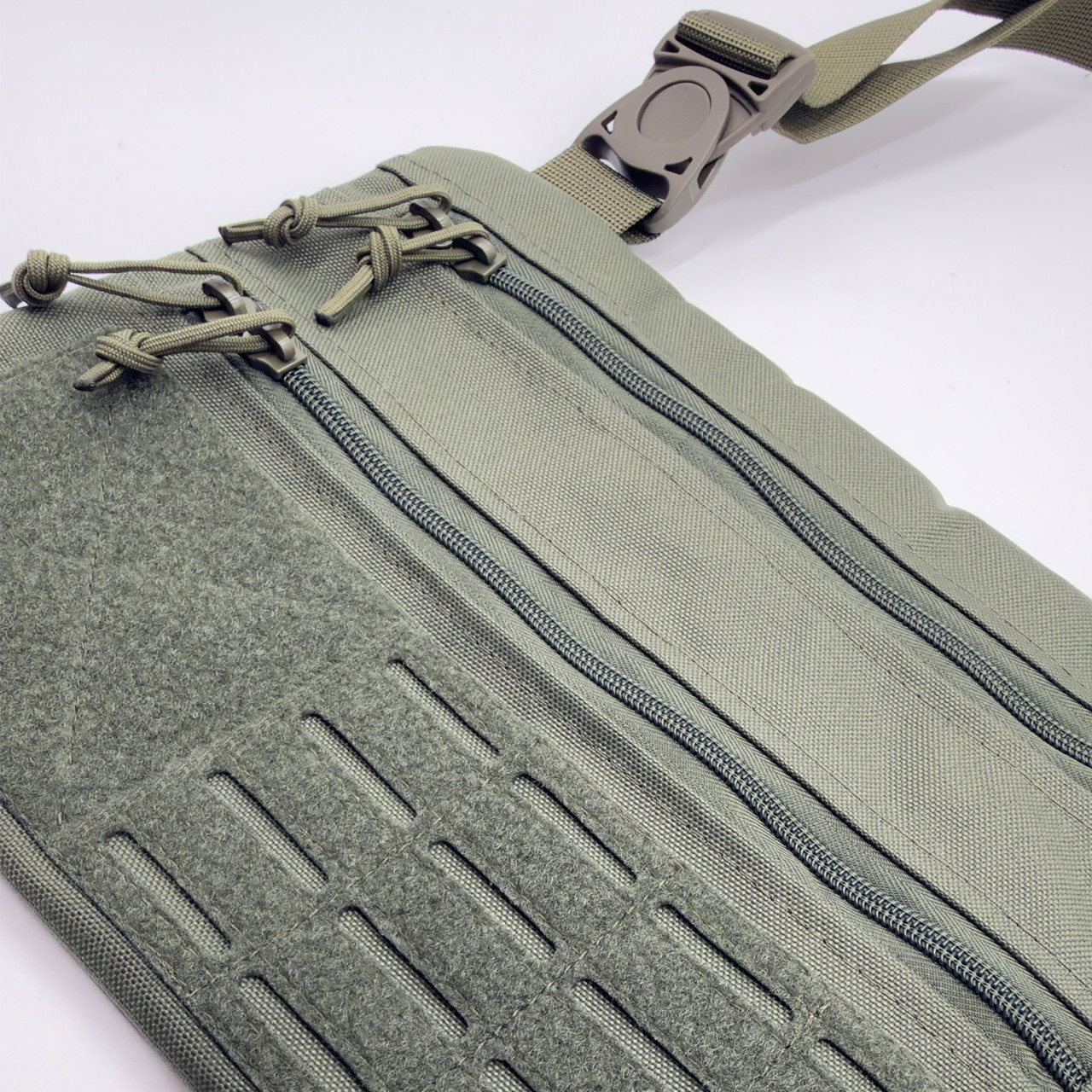 Тактическая однолямочная сумка на плечо MELGO, Олива Cordura 1000 D фото 3