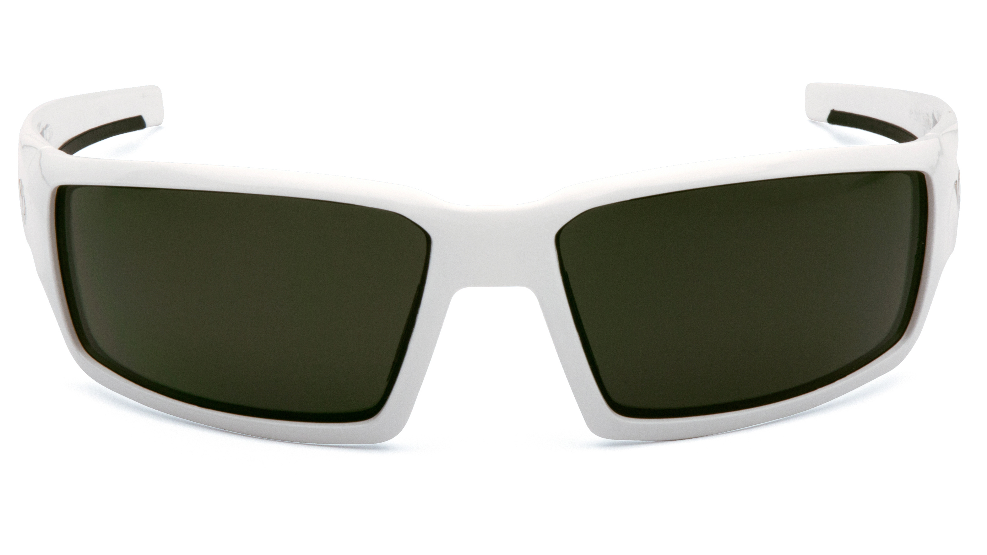 Очки защитные Venture Gear Pagosa White (forest gray) Anti-Fog, серо-зелёные в белой оправе фото 2