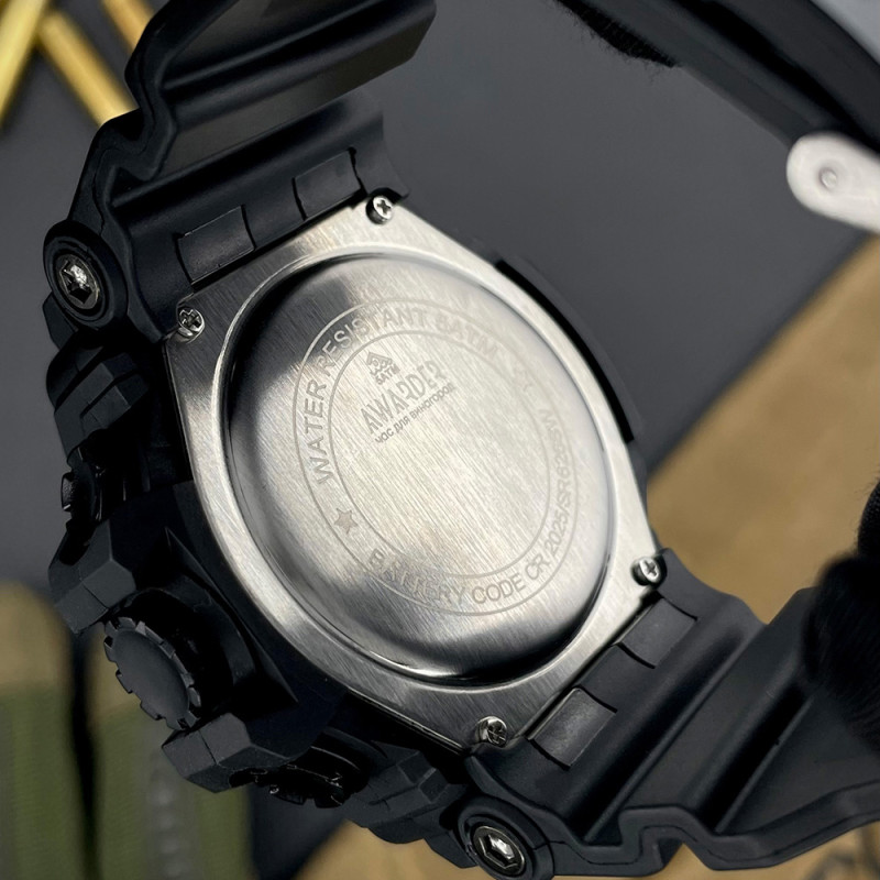 Чоловічий годинник Awarder 001 ЗСУ All Black фото 3