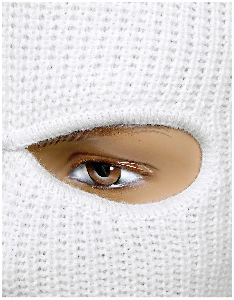 Балаклава трехдырочная (акрил) White фото 17